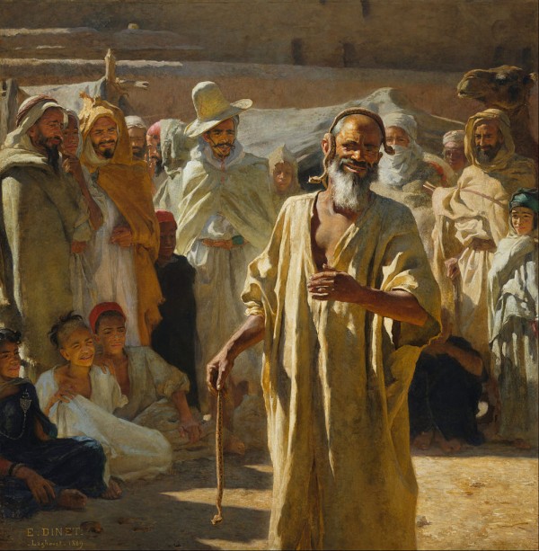 The snake charmer by Etienne Dinet